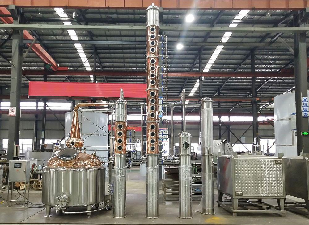 <b>1200L Red Copper Distillery system with</b>
